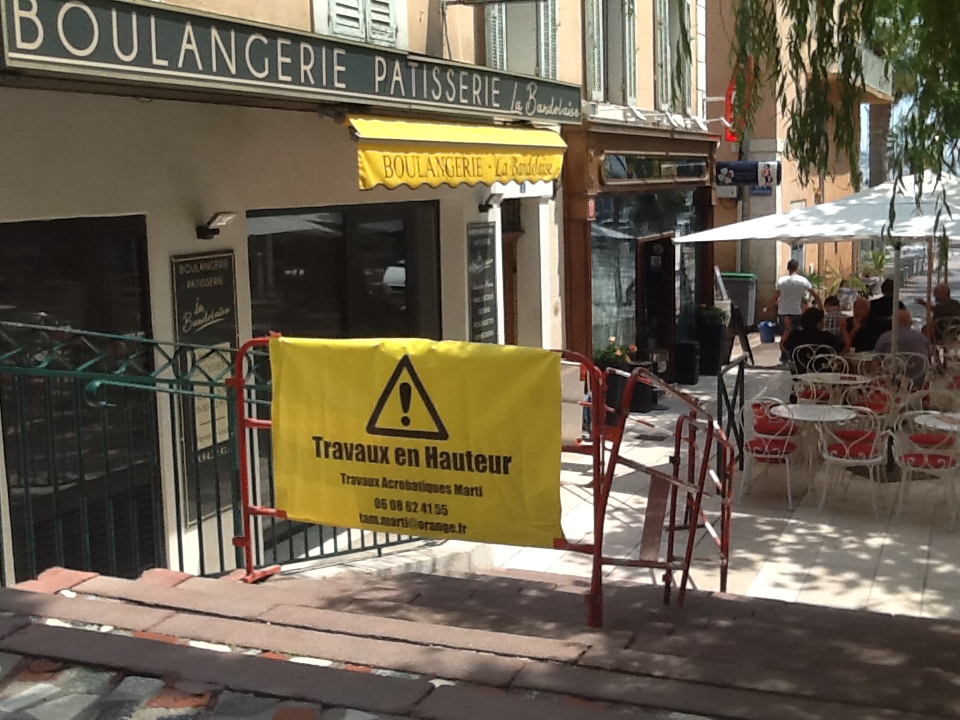 Balisage de sécurité en zone urbaine